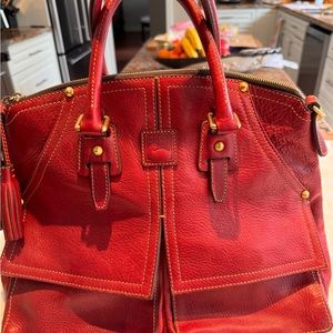 Leather Dooney Bourke top handle bag
